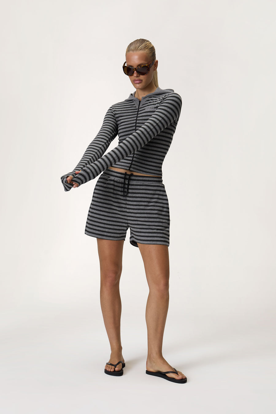 Tour Stripe Zip Up