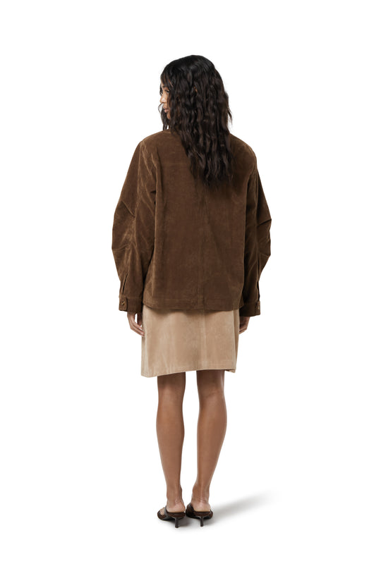 Jackson Faux Suede Blazer