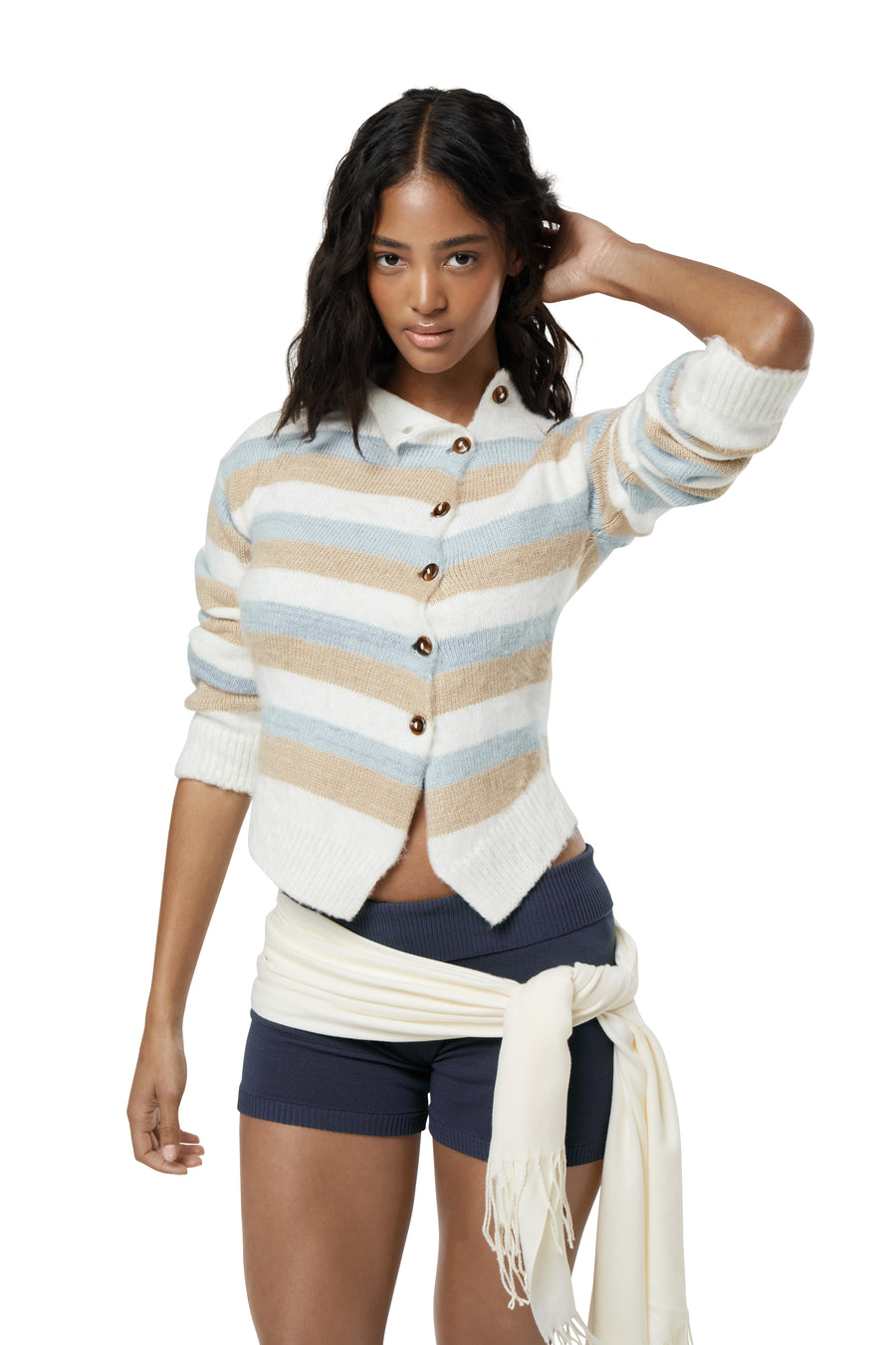 Stilly Button Knit Top