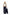 Emmie Straight Leg Linen Trouser in Navy
