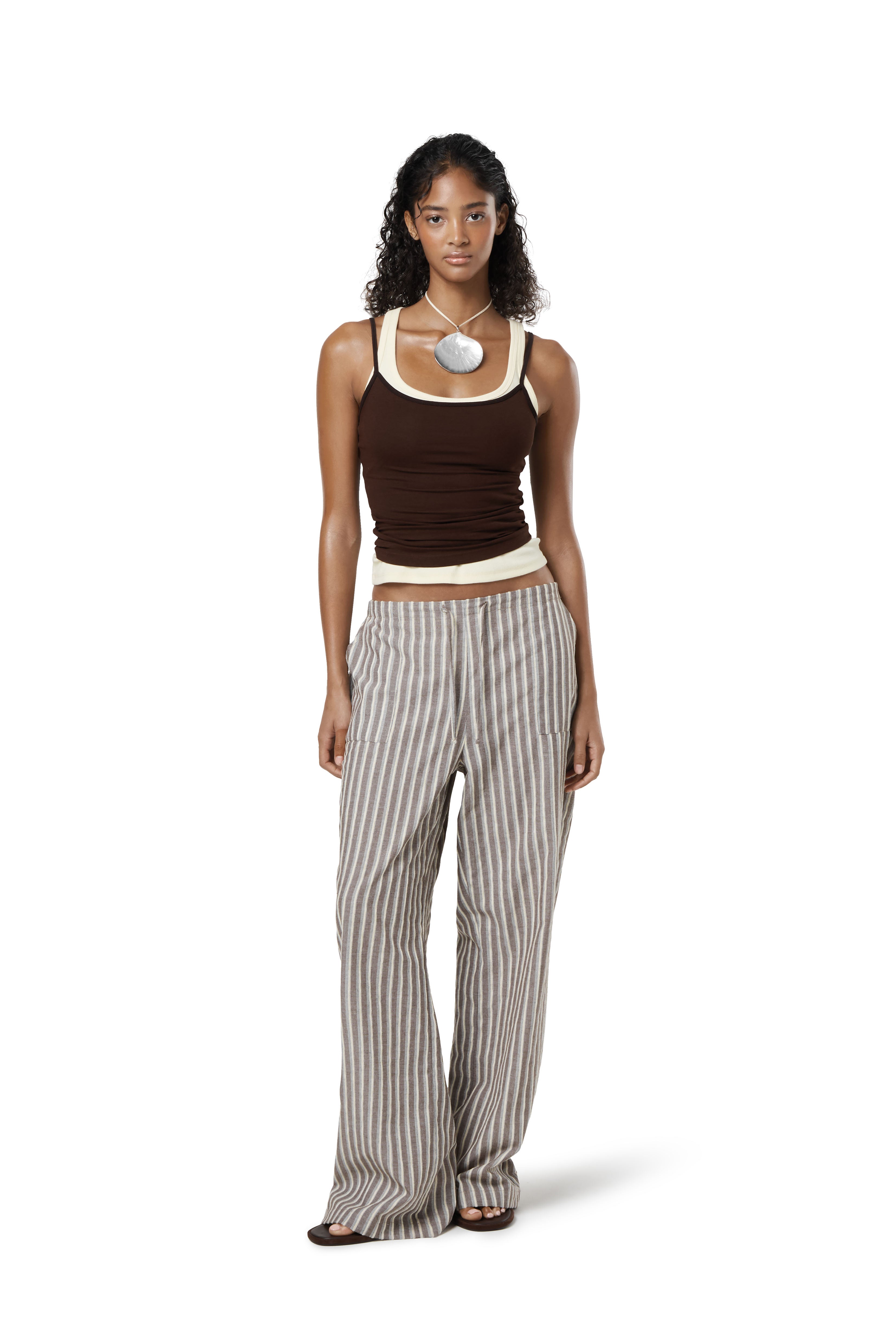 Hutton Stripe Linen Pants