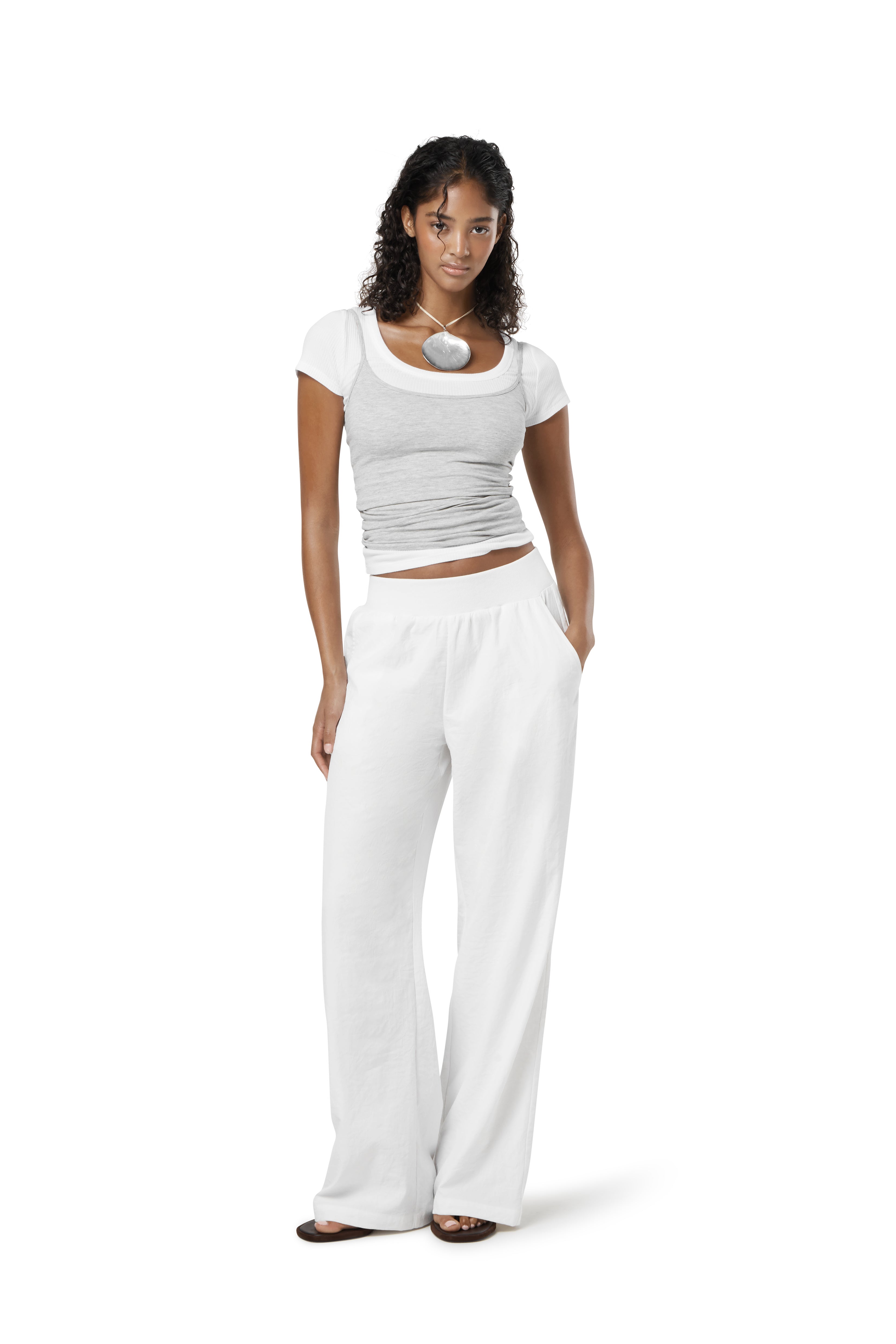 Sway Lightweight Pant in White