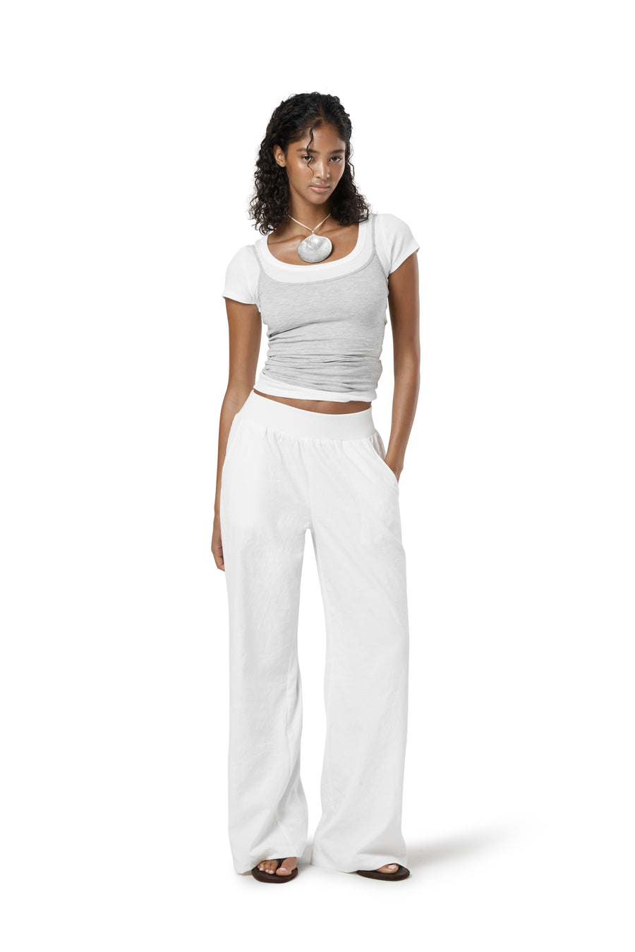 Sway Lightweight Pant in White