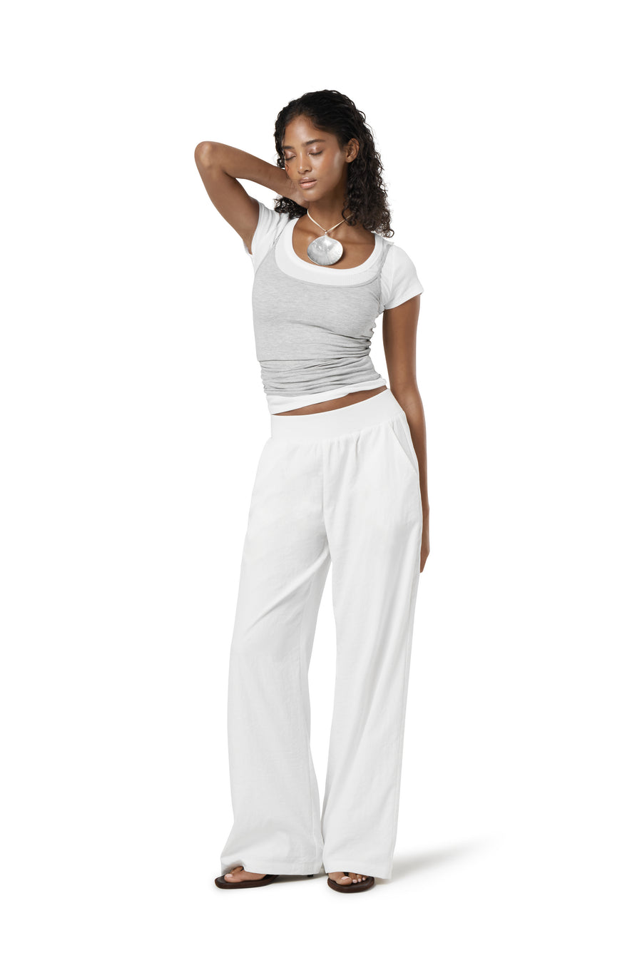 Sway Lightweight Pant in White