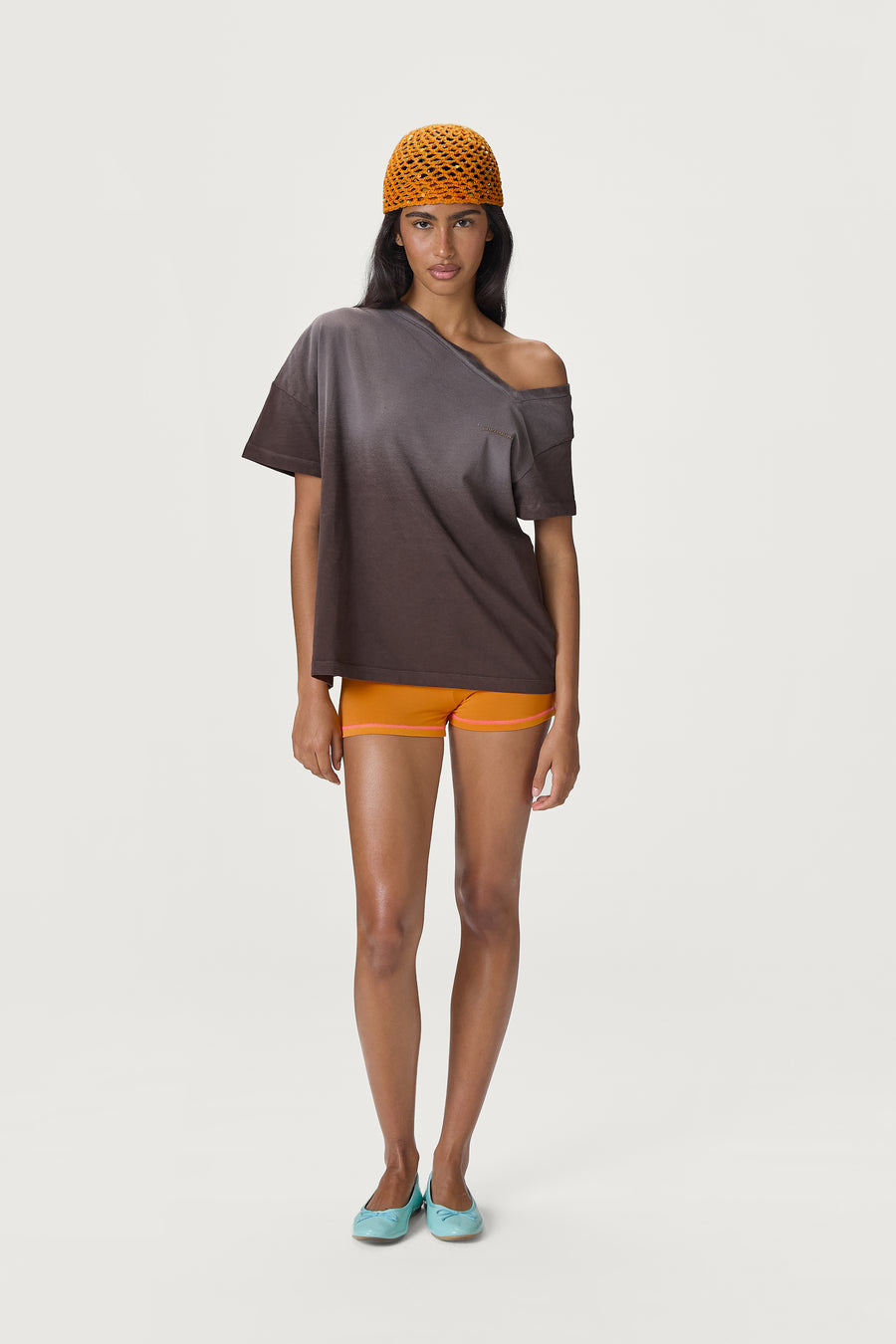 Florrie Asymmetric Oversized Tee