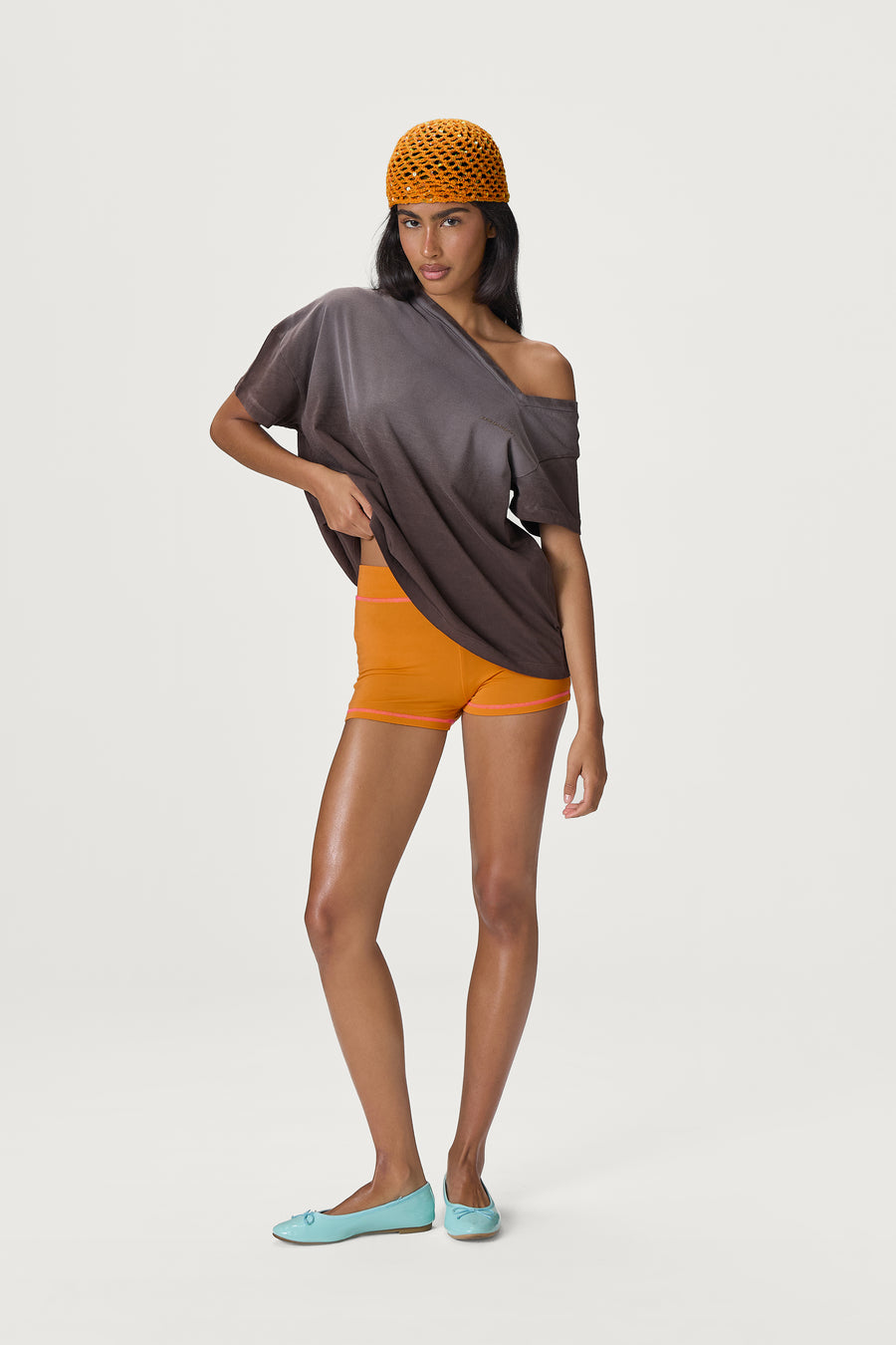 Florrie Asymmetric Oversized Tee