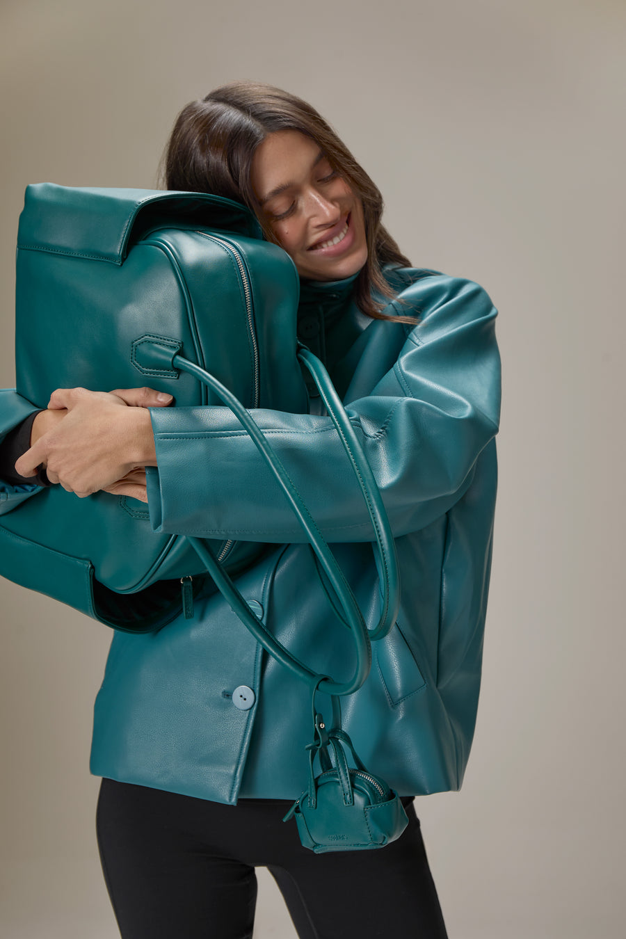 Junk Bowling Bag in Dark Cyan