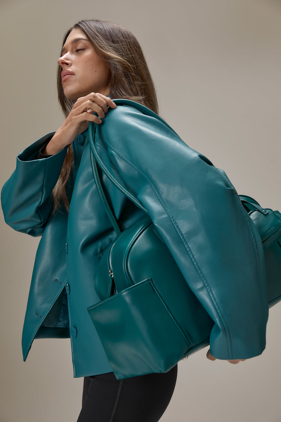 Junk Bowling Bag in Dark Cyan