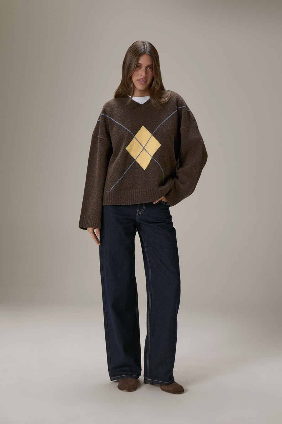 Bally Diamond Knit Sweater