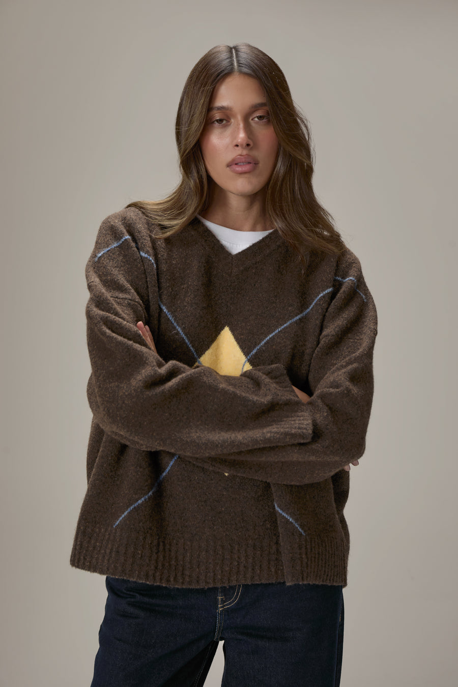 Bally Diamond Knit Sweater