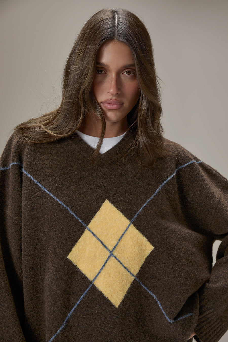 Bally Diamond Knit Sweater