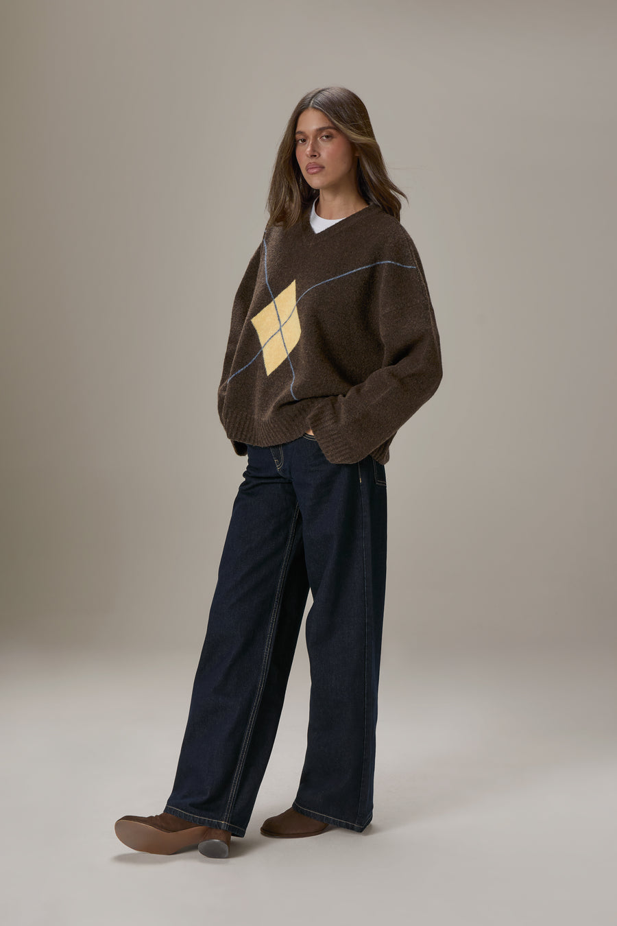 Bally Diamond Knit Sweater