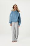 Seekers Brand Hoodie in Mid Blue