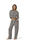 Wilkie Soft Wide Leg Pants in Multi Cream