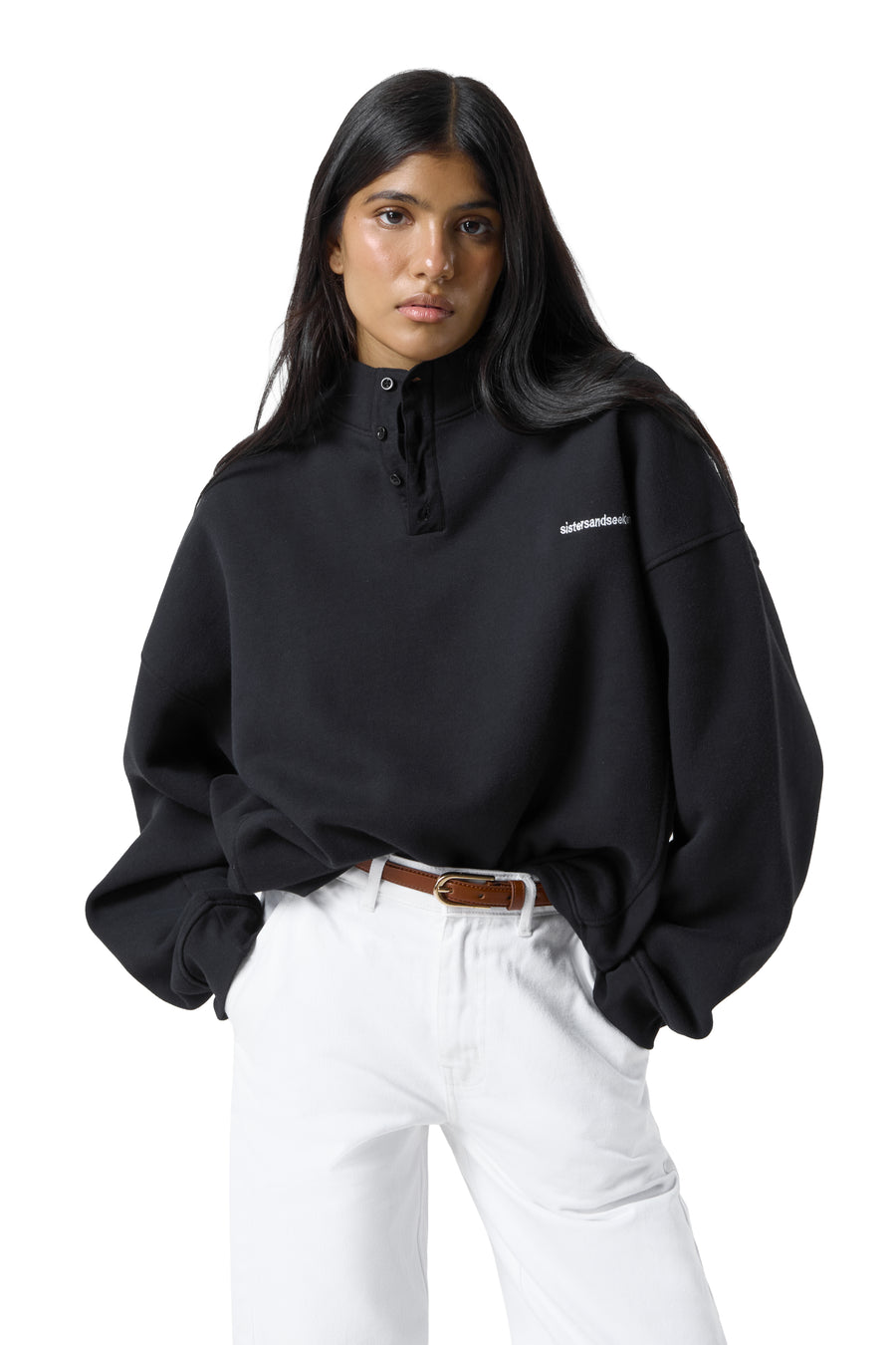Carolyn Pullover in Black