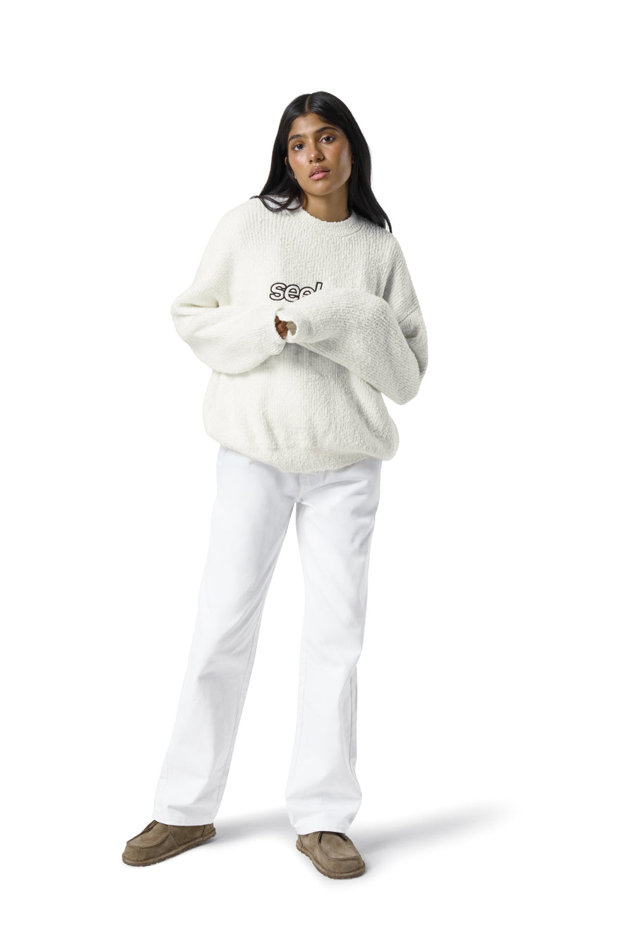 Nonna Logo Knit Sweater