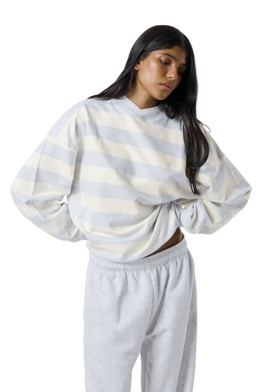 Sully Yellow Stripe Marl Sweatshirt