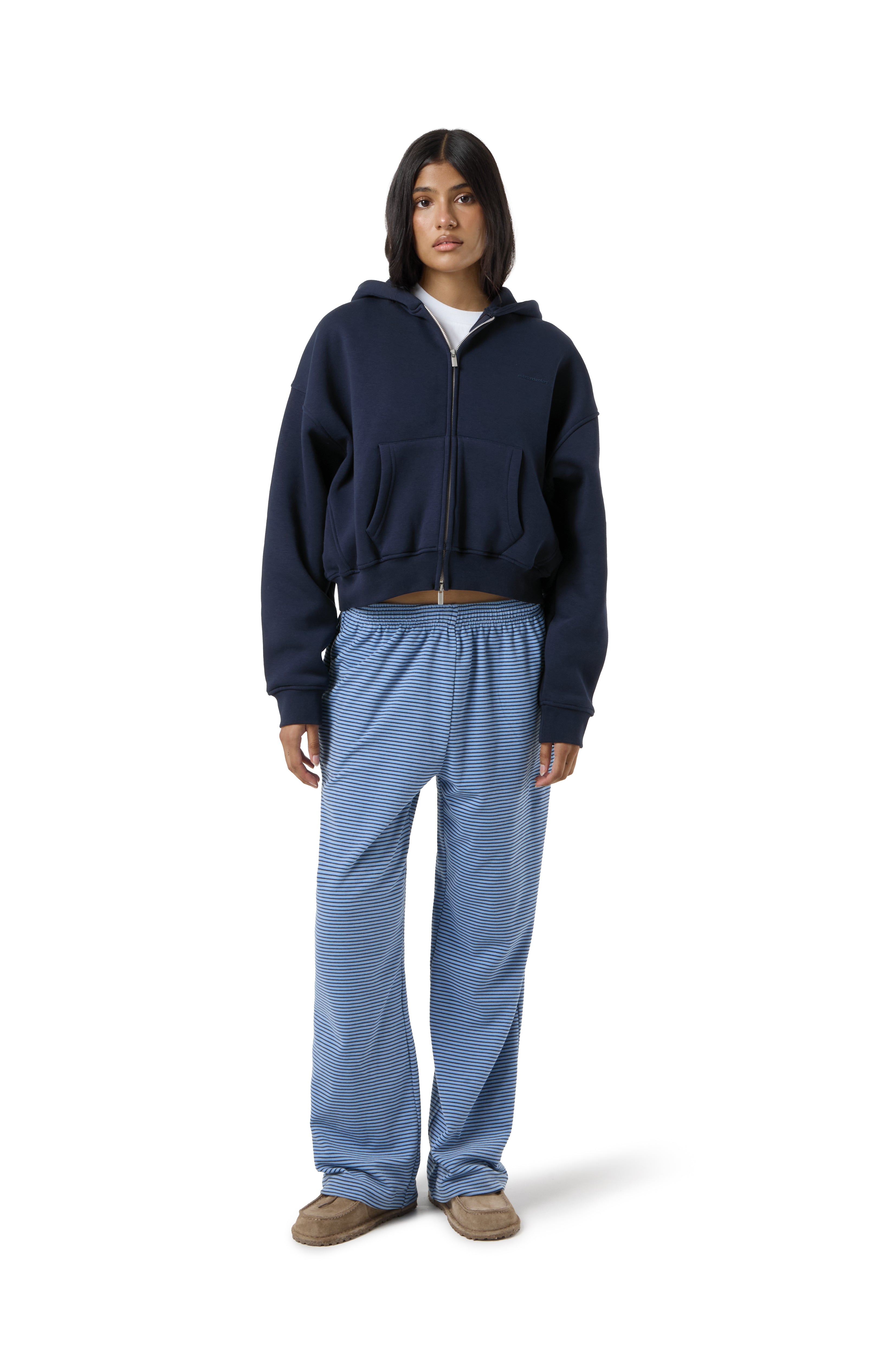 Seekers 99 Shrunken Zip Up in Navy