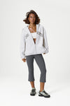 Seekers Doozy Zip Up Hoodie in Grey Marl