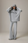 Misty Roll Neck Knit Jumper in Grey