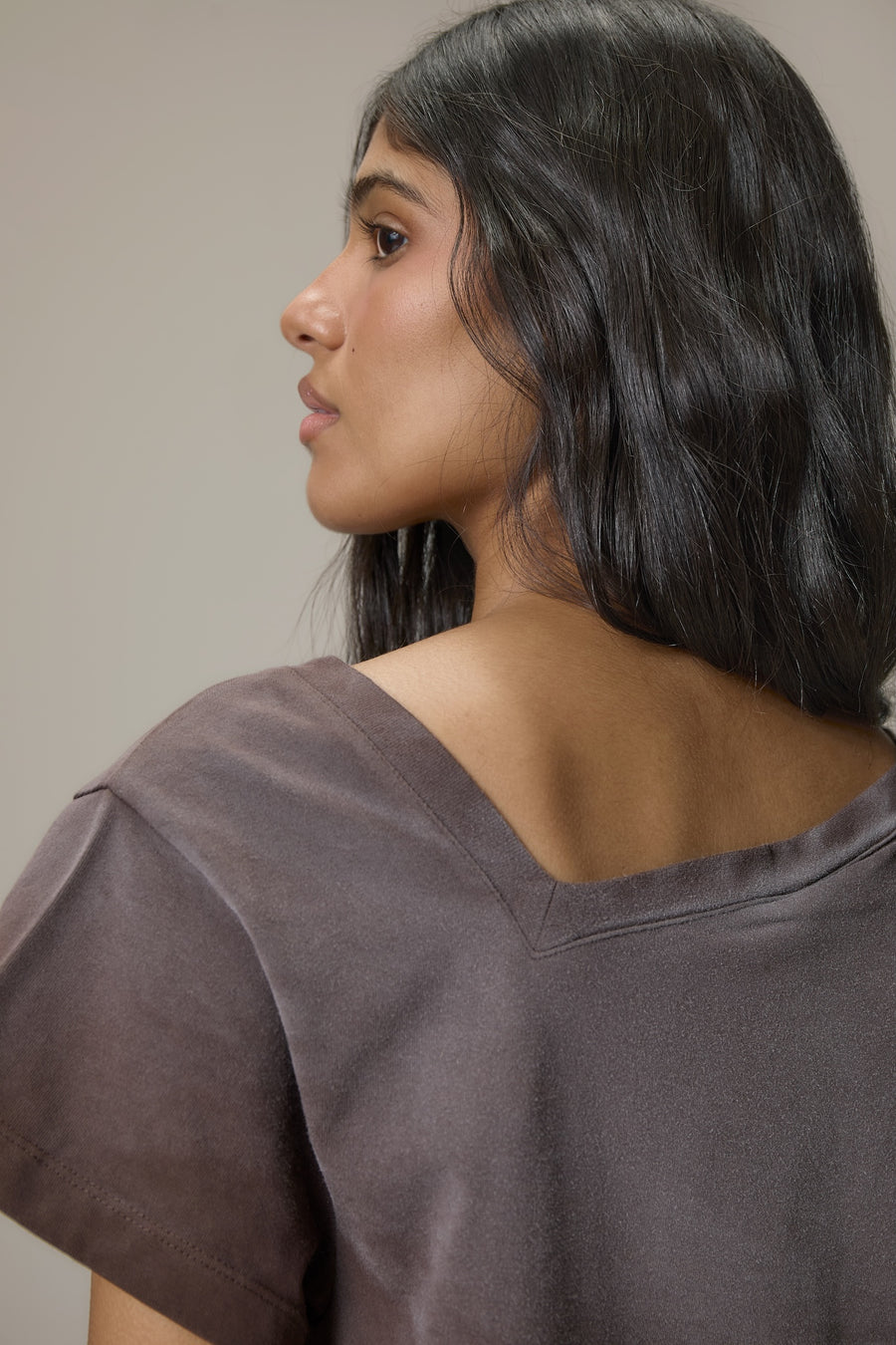 Florrie Asymmetric Oversized Tee