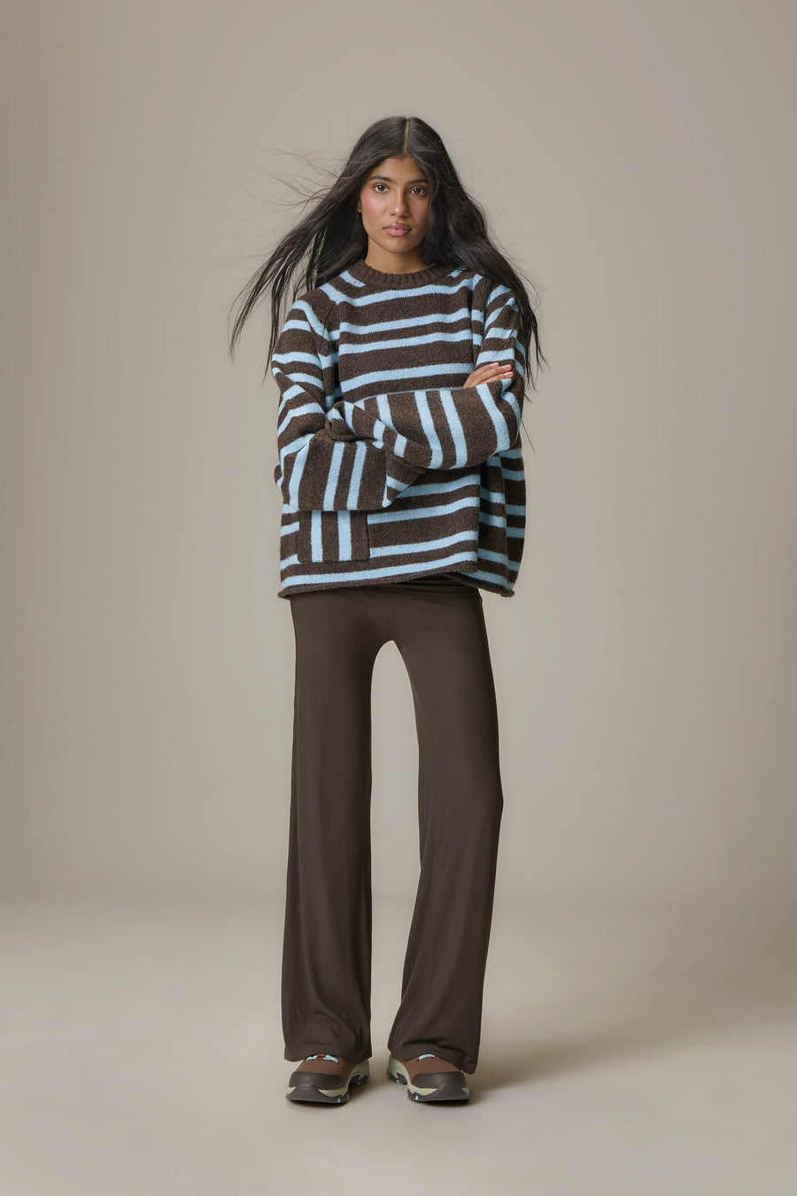 Jumble Stripe Knit Jumper