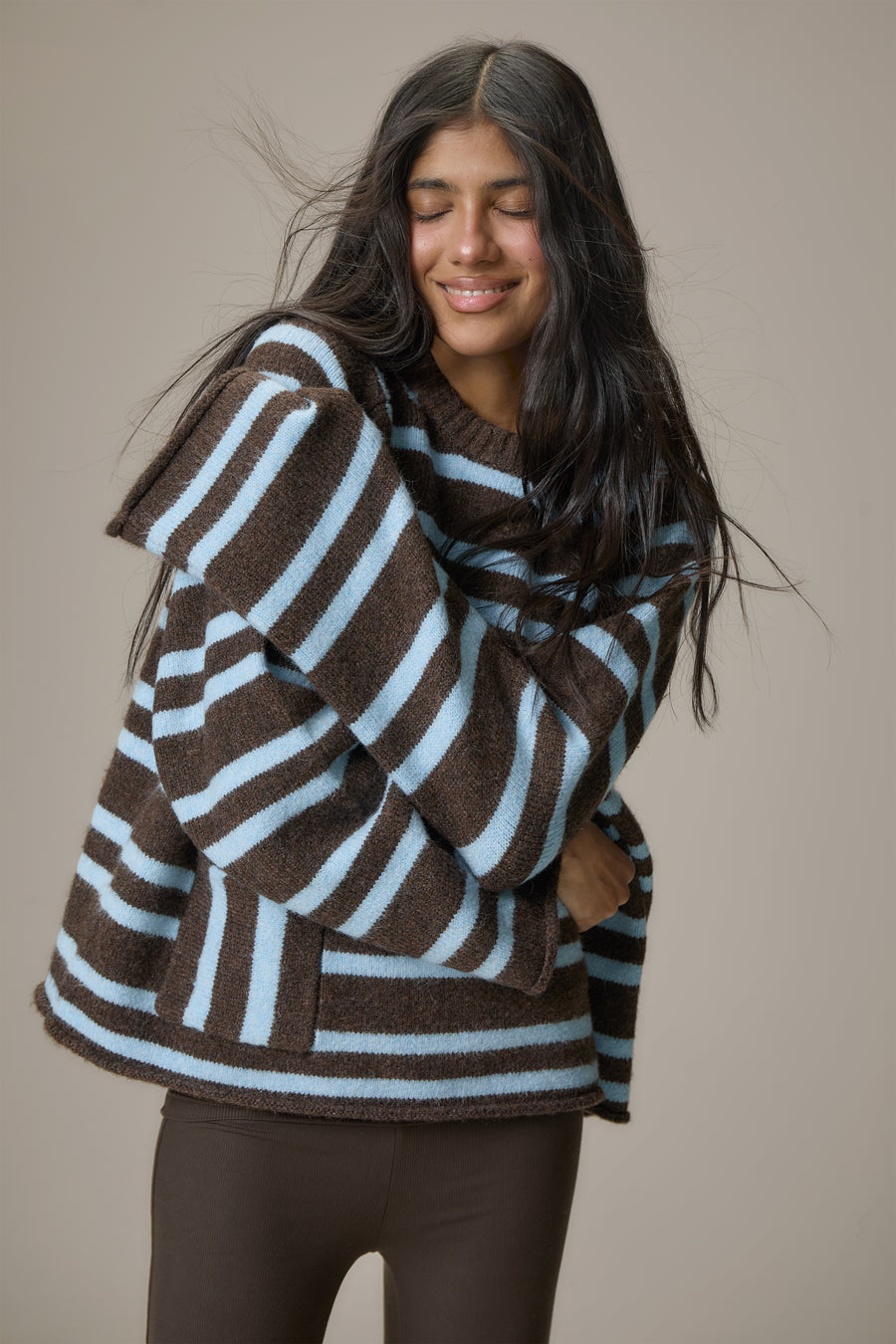 Jumble Stripe Knit Jumper