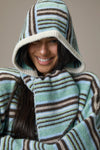 Tippy Stripe Knit Hood