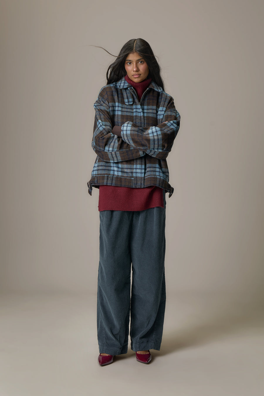 Bennett Plaid Check Jacket