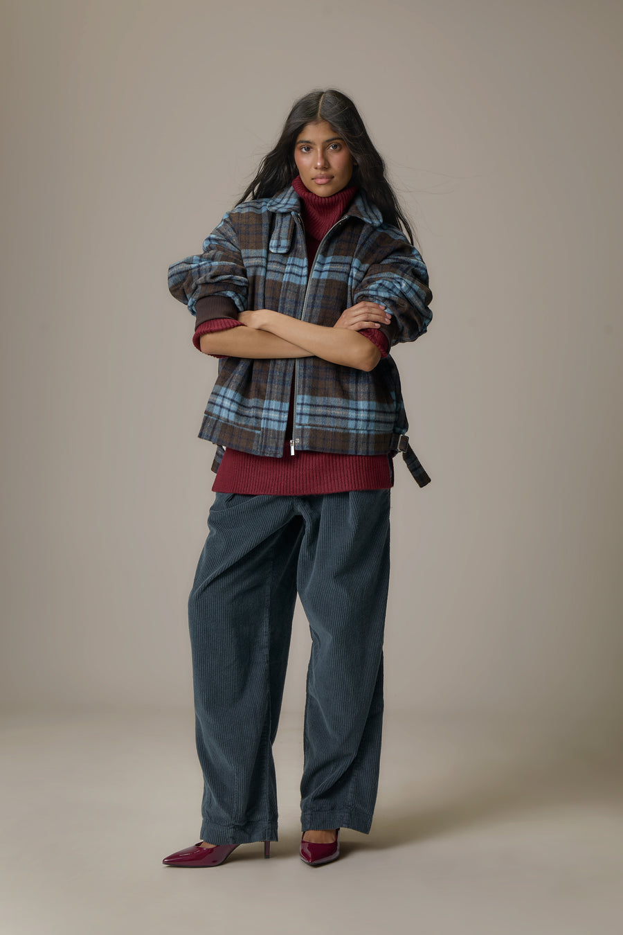 Bennett Plaid Check Jacket