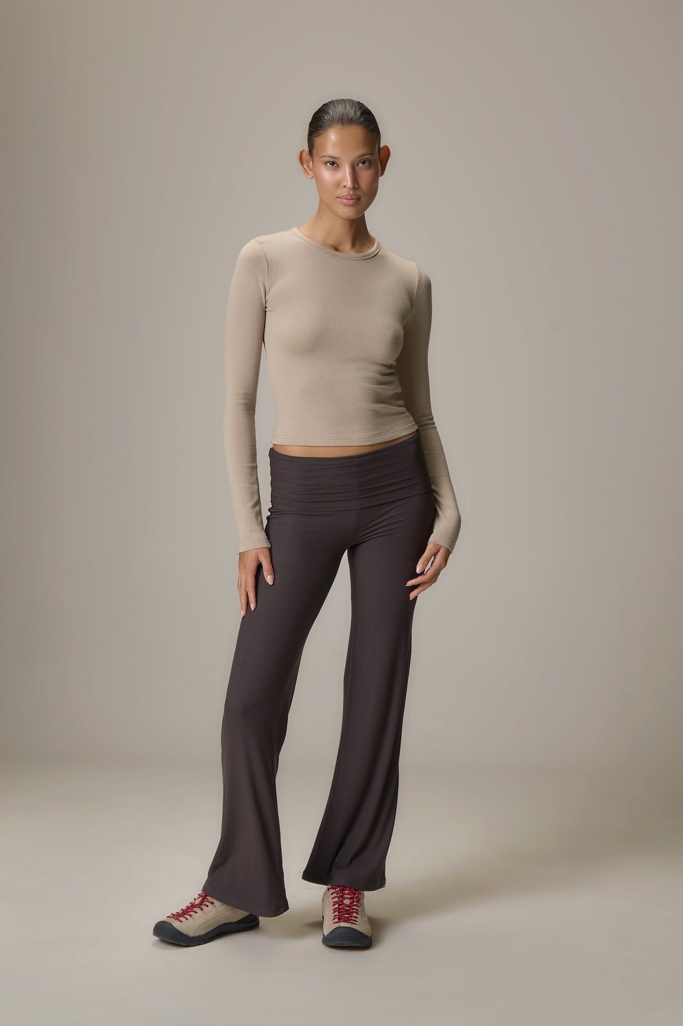 Seekers Base Long Sleeve in Beige