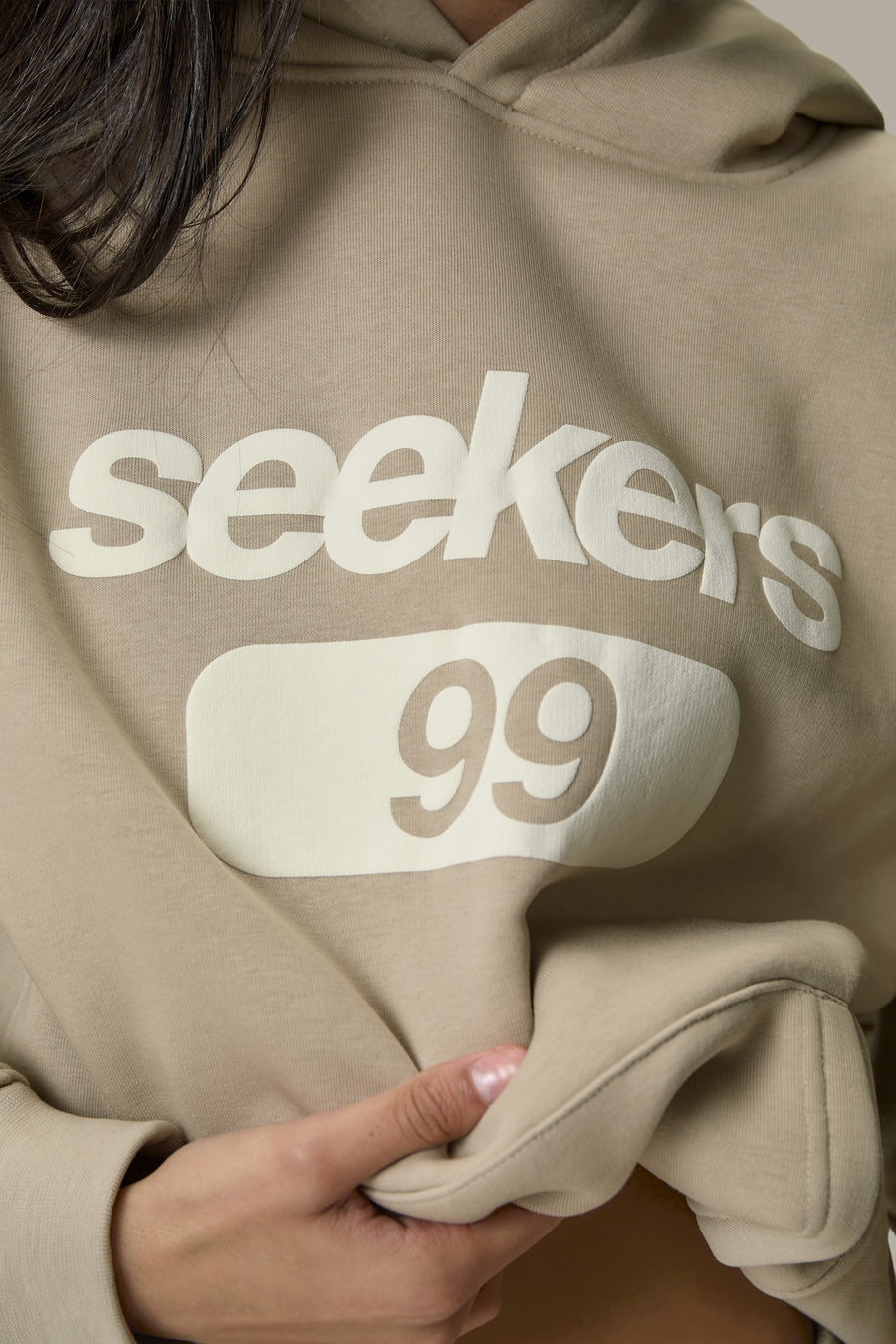 Seekers Tabby Original Hoodie in Biscuit