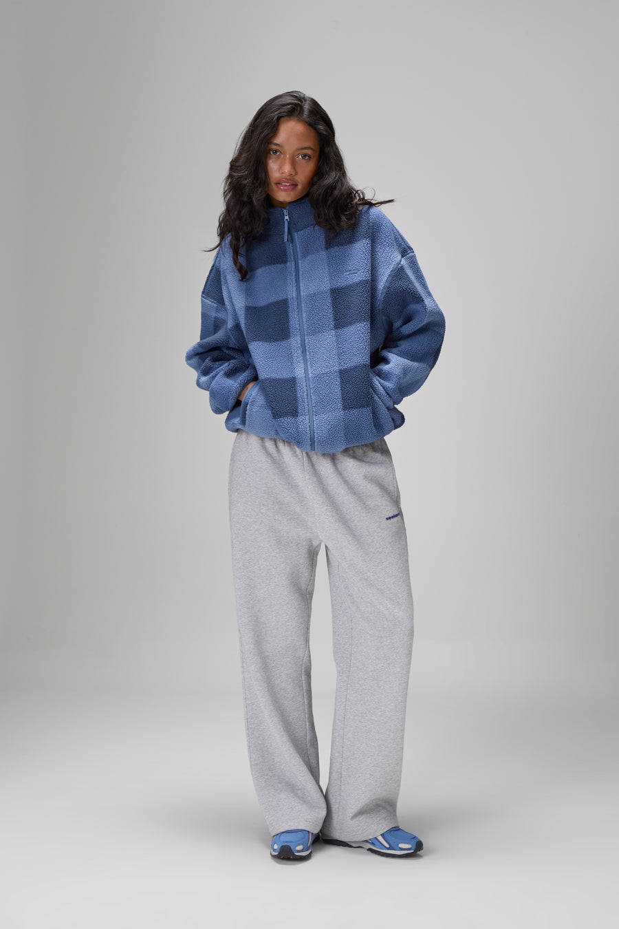 Farley Fleece in Blue