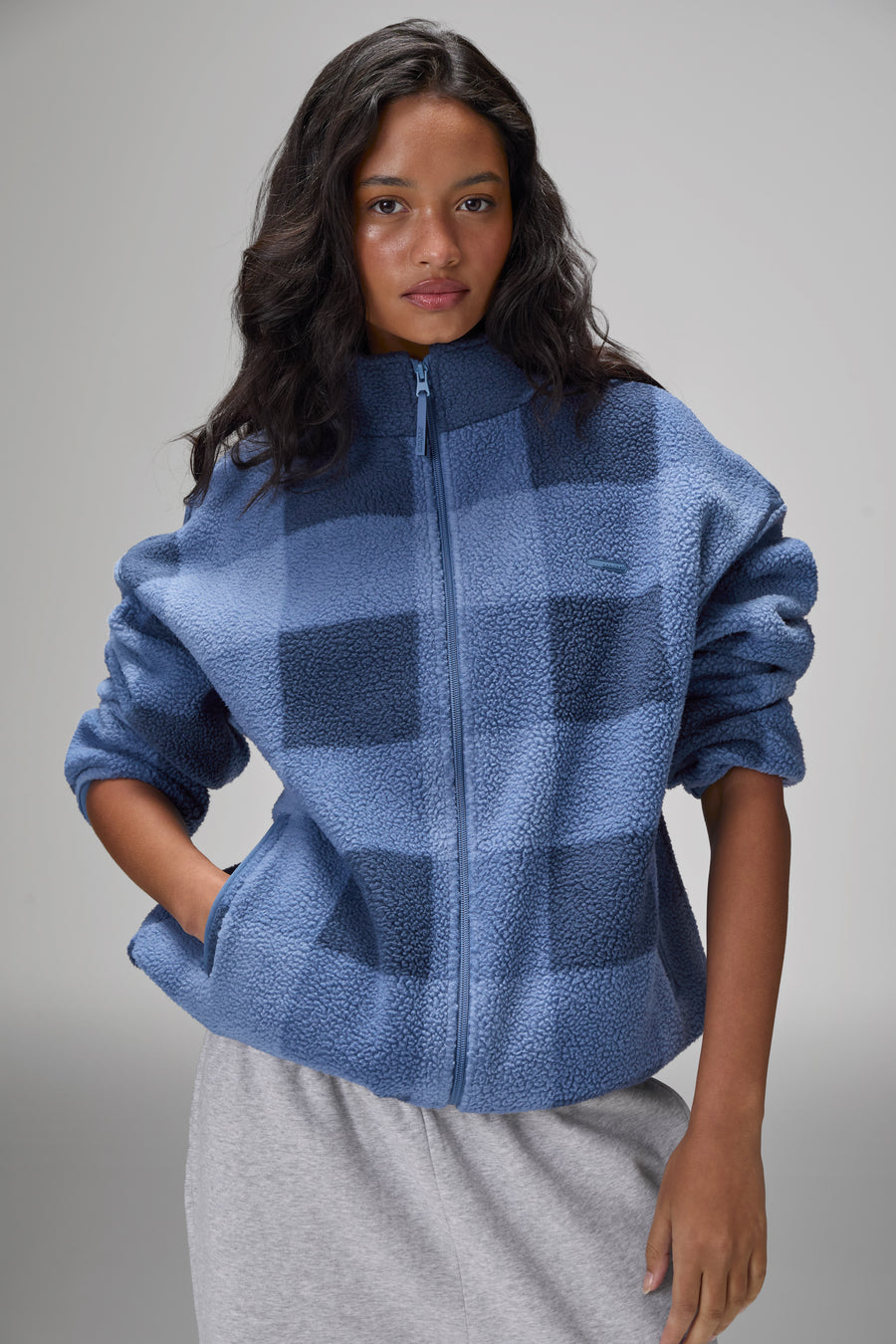 Farley Fleece in Blue