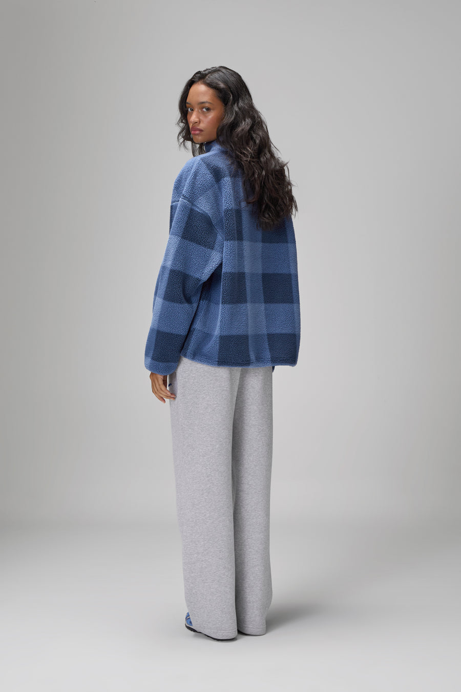 Farley Fleece in Blue