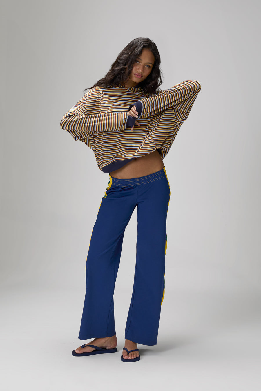 Walker Soft Shrunken Hoodie in Navy