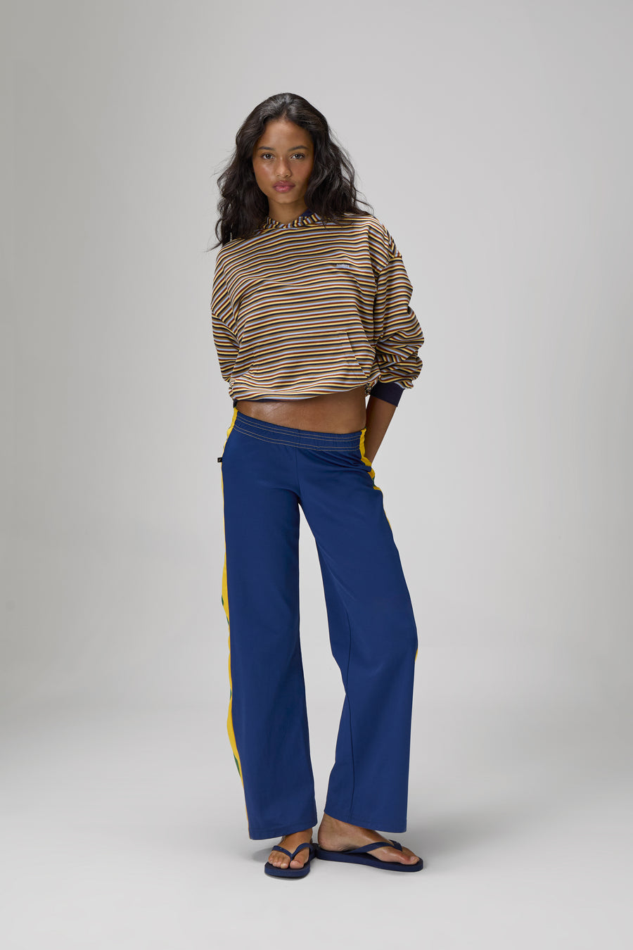 Walker Soft Shrunken Hoodie in Navy