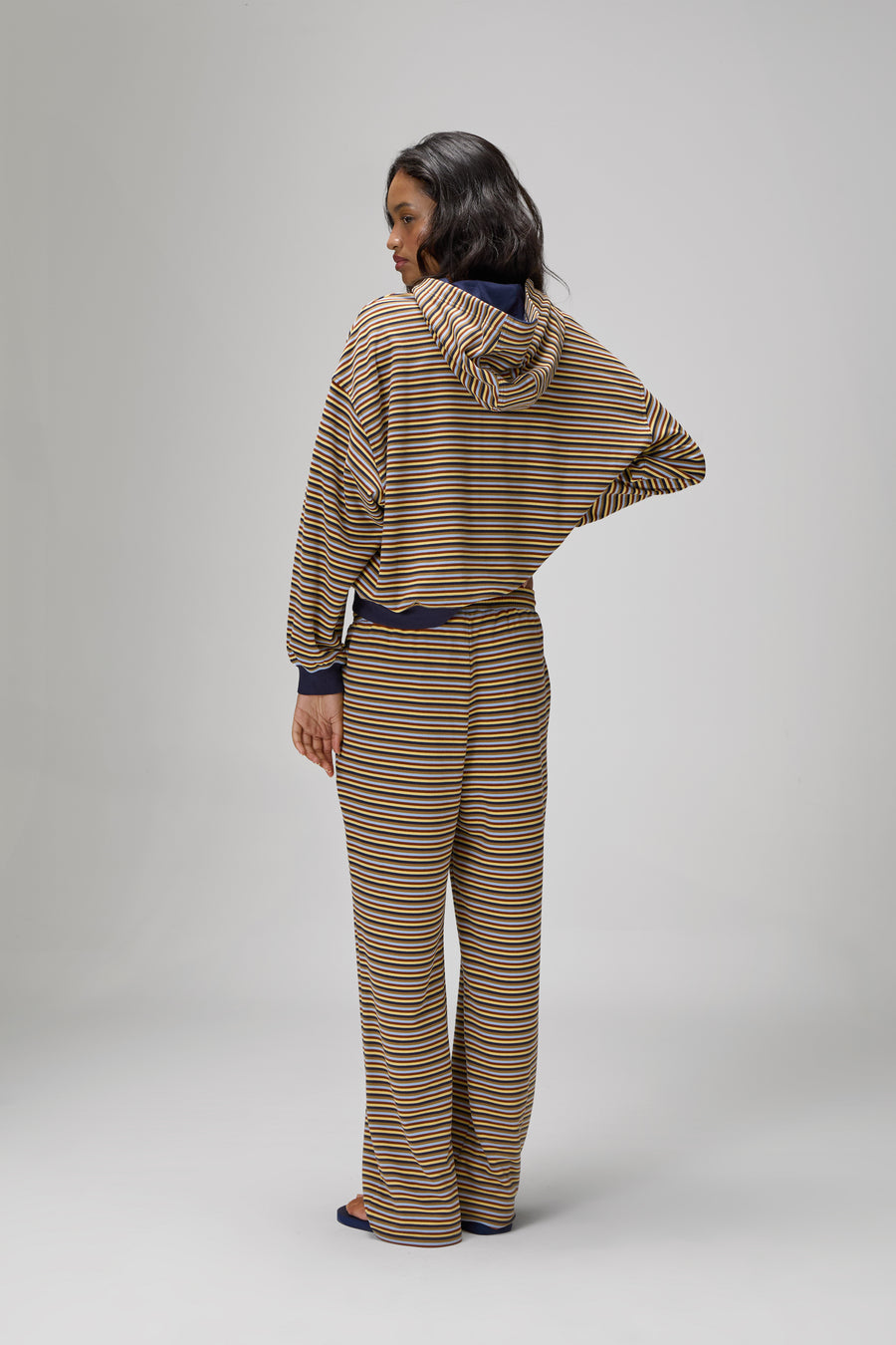 Walker Soft Wide Leg Pants in Navy