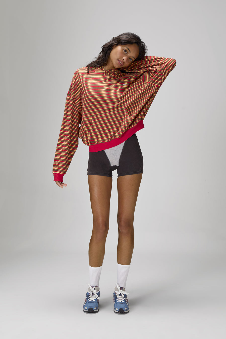 Walker Soft Shrunken Hoodie in Red