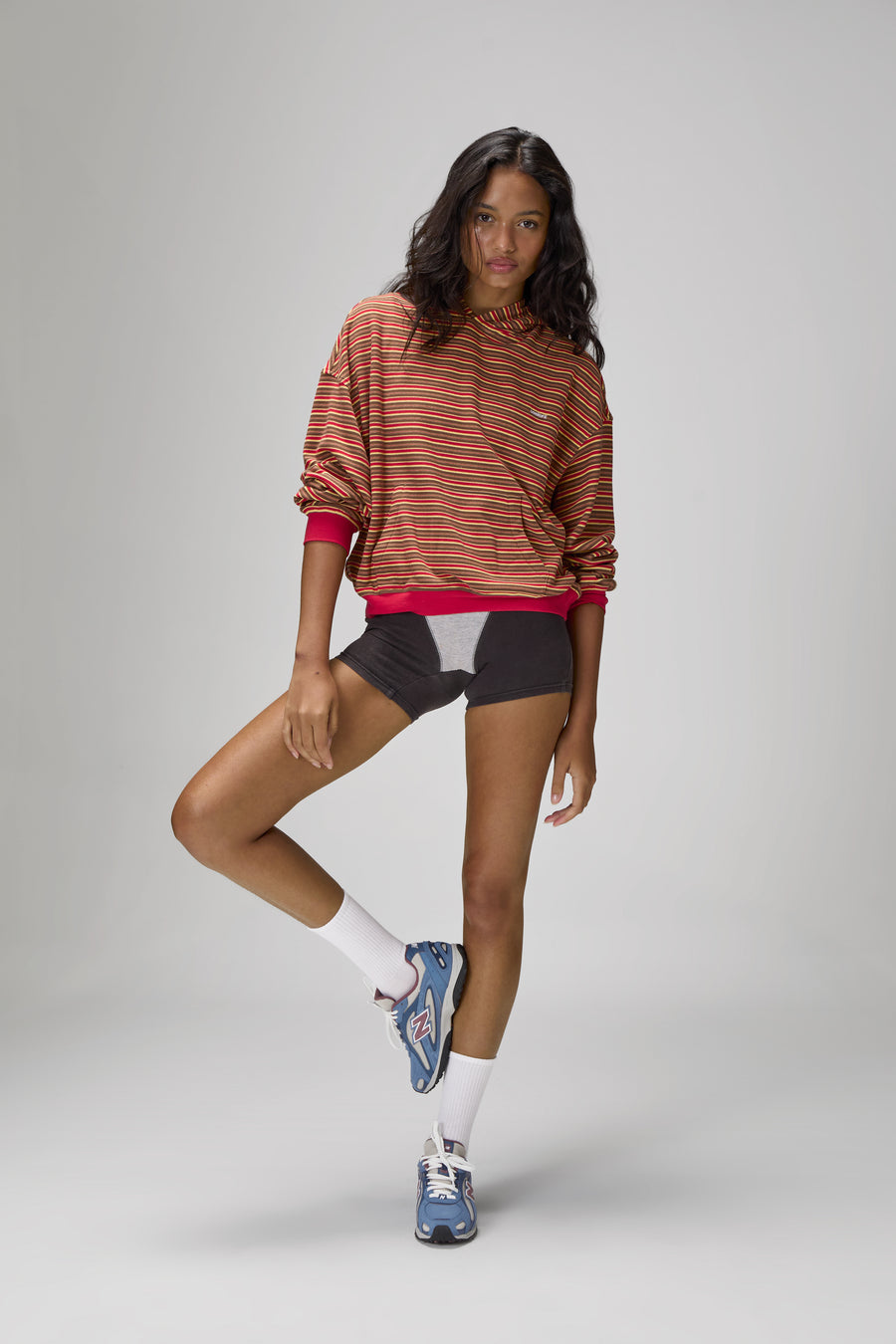 Walker Soft Shrunken Hoodie in Red