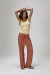 Walker Soft Wide Leg Pants in Red