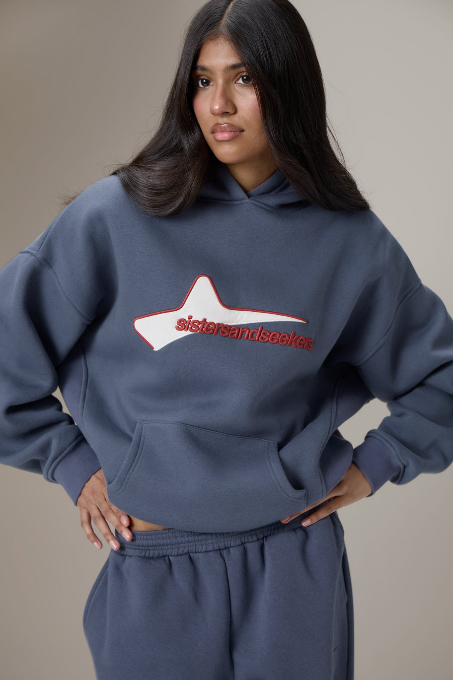 Seekers Northstar Hoodie in Vintage Blue