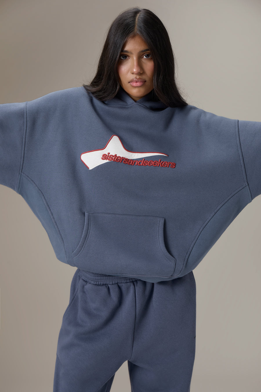 Seekers Northstar Hoodie in Vintage Blue