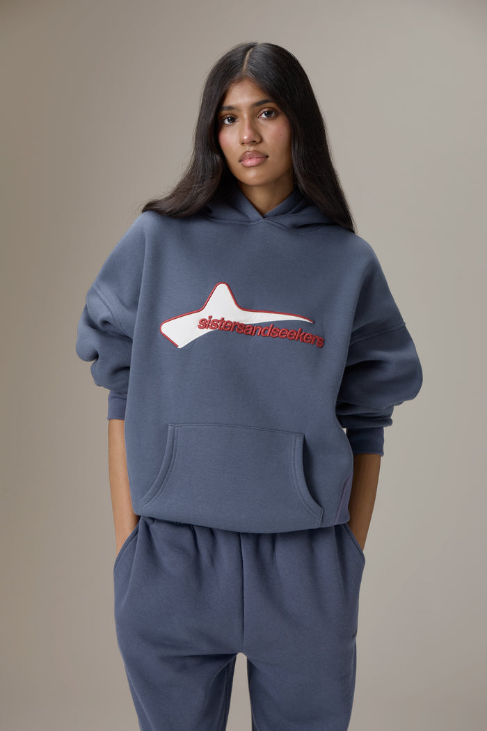 Seekers Northstar Hoodie in Vintage Blue