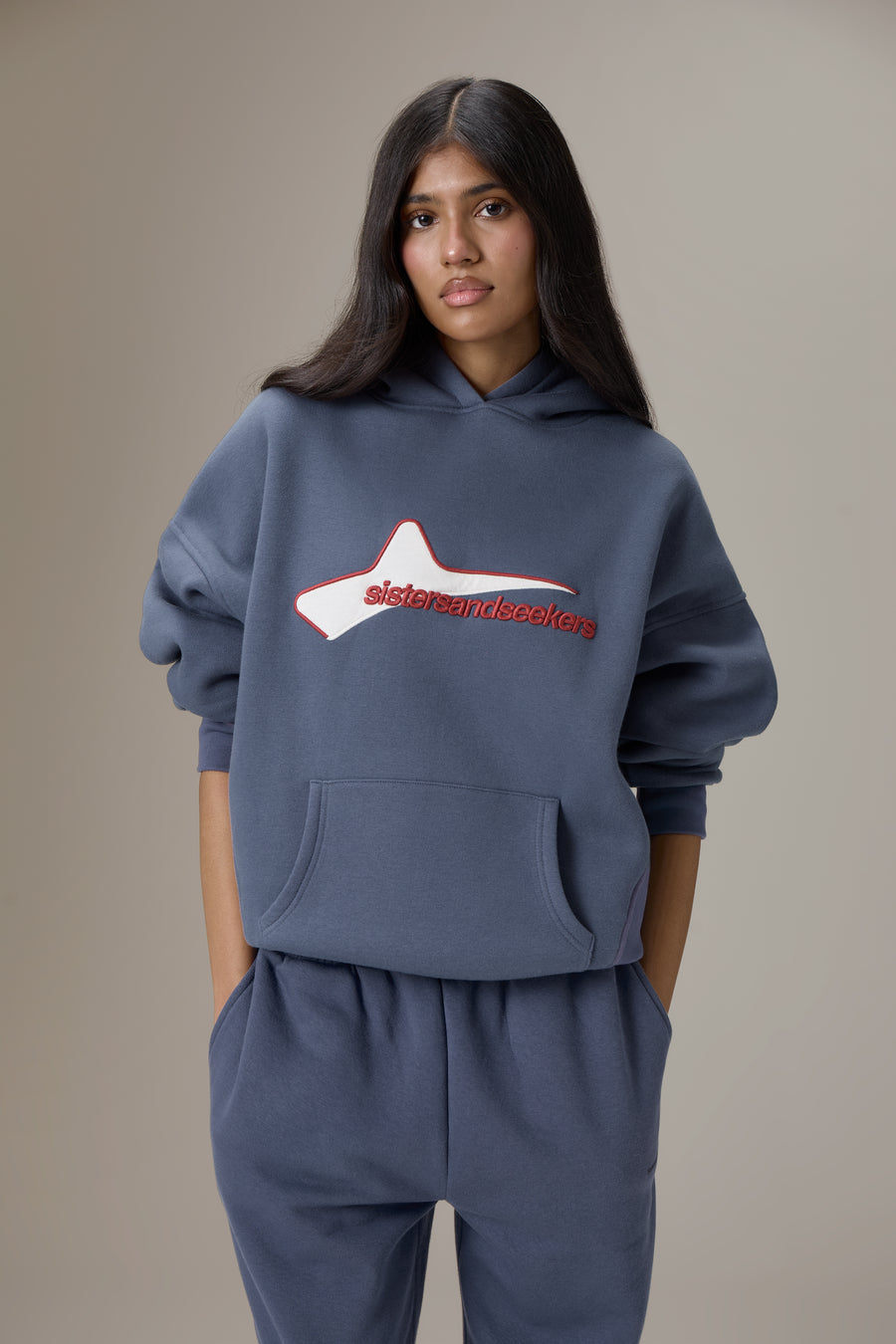 Seekers Northstar Hoodie in Vintage Blue