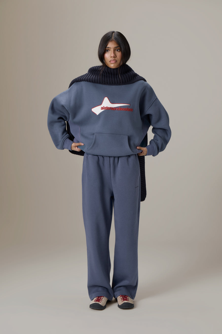 Seekers Northstar Hoodie in Vintage Blue