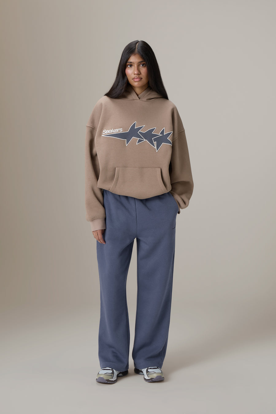 Seekers Stargirl Hoodie in Mid Brown