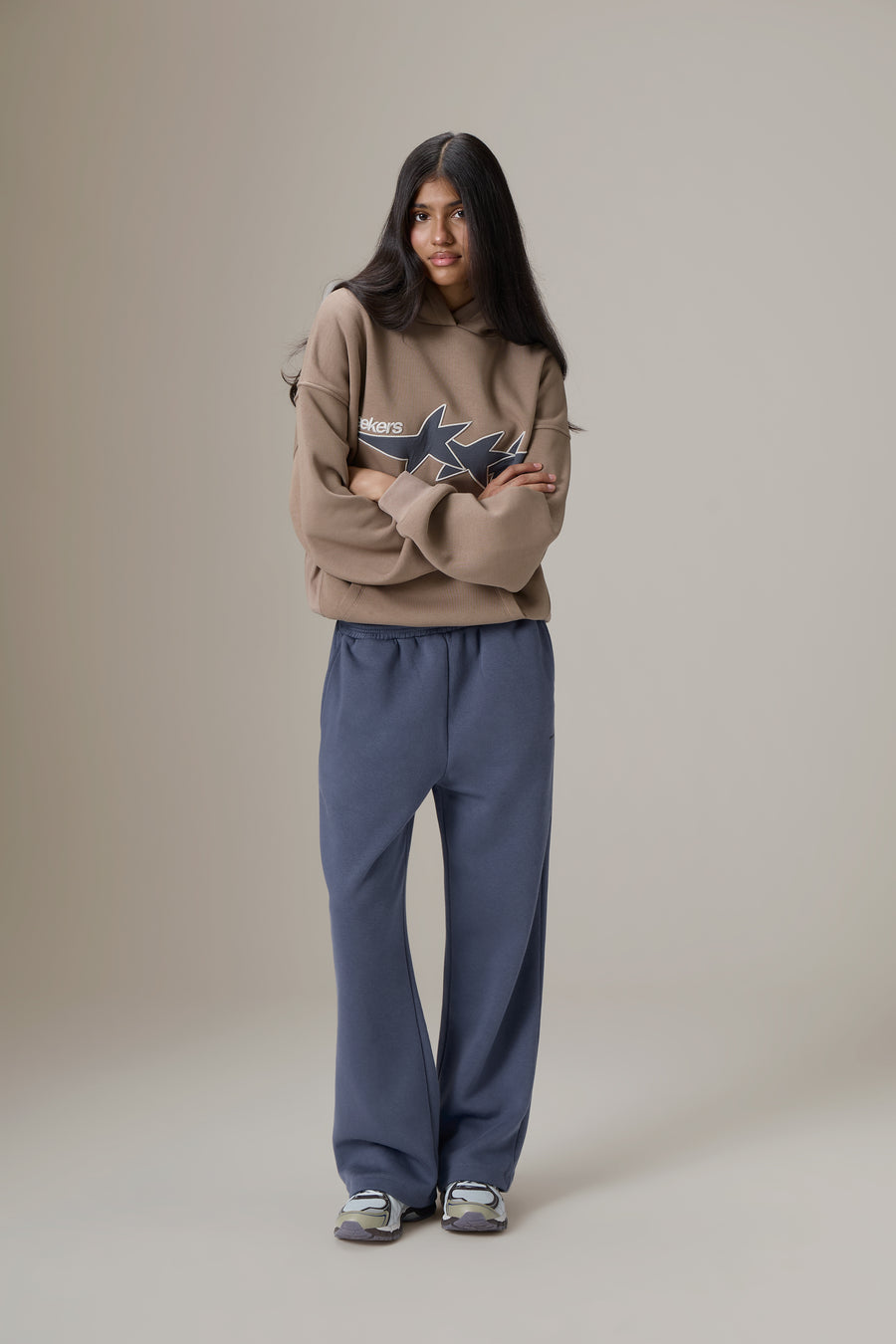 Seekers Stargirl Hoodie in Mid Brown