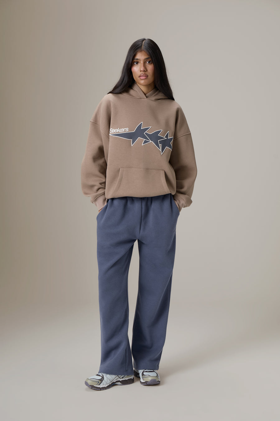 Seekers Stargirl Hoodie in Mid Brown