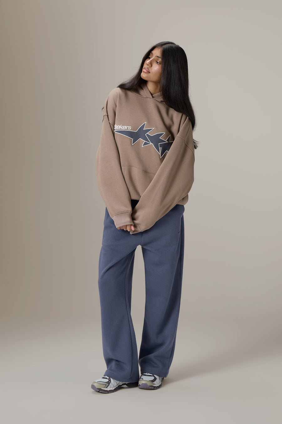 Seekers Stargirl Hoodie in Mid Brown